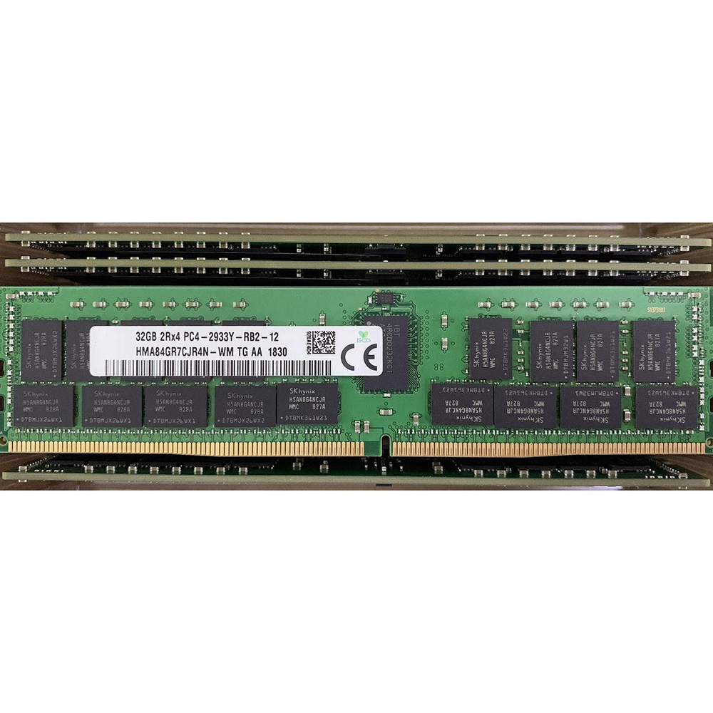 1 قطعة RAM 32GB DDR4 32G 2Rx4  - مراجعة 32Gb 2Rx4 Pc4 2933Y وسعره