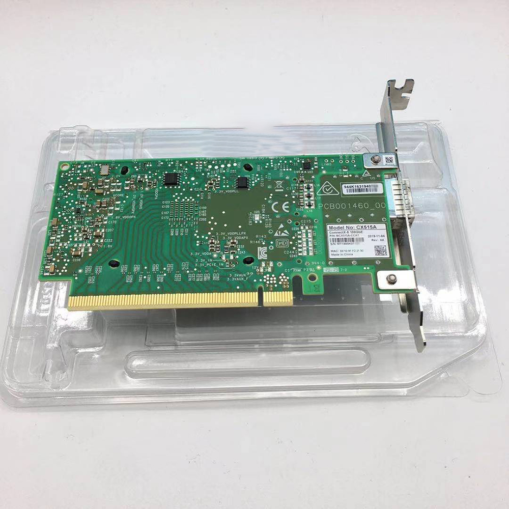 بطاقة شبكة MCX515A-CCAT Connec - مراجعة 100Gbe Qsfp28 Network Card وسعره